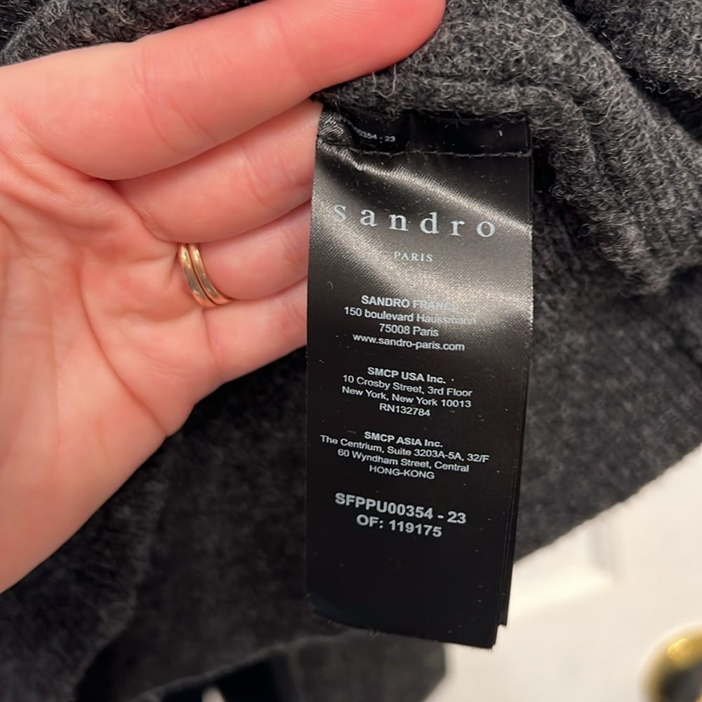 Sandro Rhinestone Sweater - Picture 2 of 5